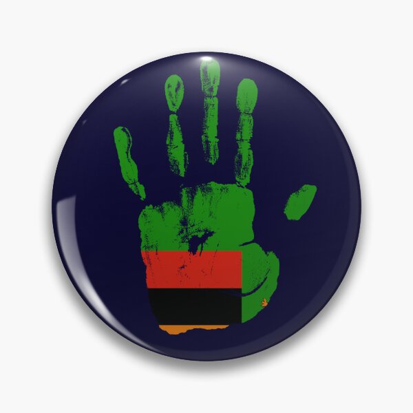 Item preview, Hand Zambia Flag Palm designed and sold by rafaeltto.
