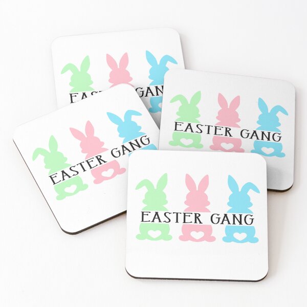 Item preview, Three Bunnies Easter Gang Cute and Simple Easter Design designed and sold by VieGalleryy.