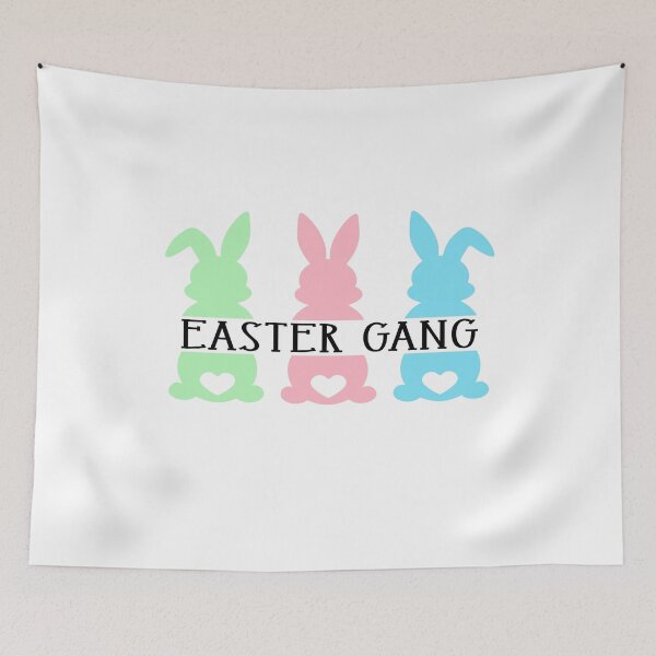 Item preview, Three Bunnies Easter Gang Cute and Simple Easter Design designed and sold by VieGalleryy.