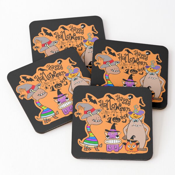 Item preview, Happy Halloween Monsters designed and sold by IdinDesignShop.