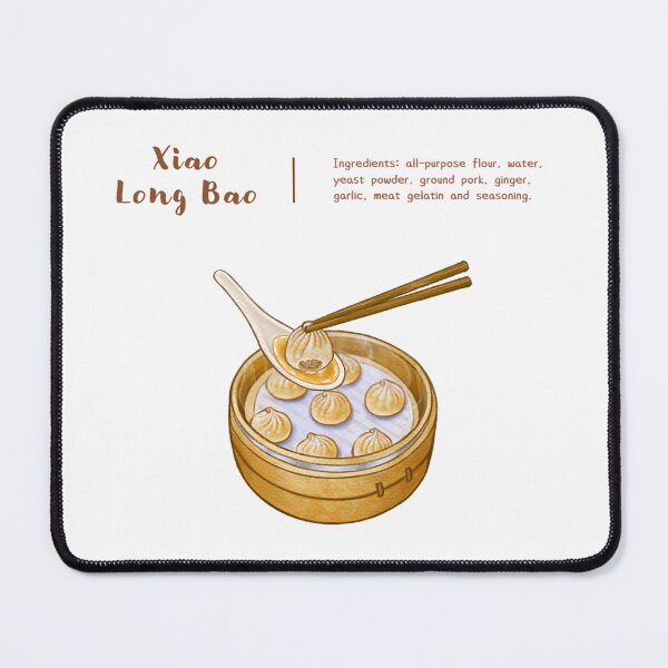 Item preview, Taiwan Street Food 台灣小吃 - Xiao Long Bao Illustration 小籠包美食插畫 designed and sold by Rose Chiu.