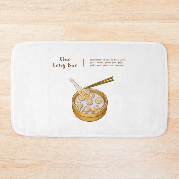 Item preview, Taiwan Street Food 台灣小吃 - Xiao Long Bao Illustration 小籠包美食插畫 designed and sold by Rose Chiu.
