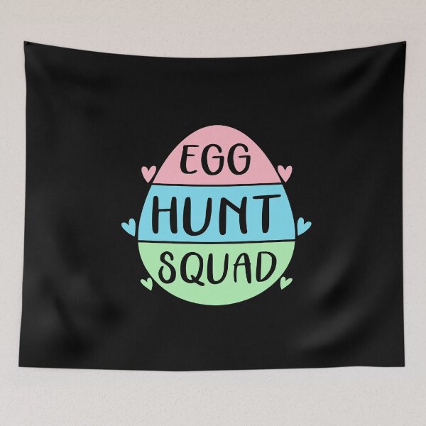 Item preview, Egg Hunt Squad Black Cute and Simple Easter Design  designed and sold by VieGalleryy.
