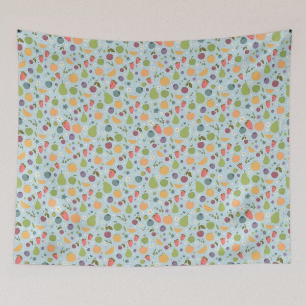 Item preview, Ditsy Rainbow Summer Fruit designed and sold by OranelloDesigns.