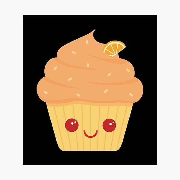 Item preview, Evil orange cupcake designed and sold by Yuna Hariken.