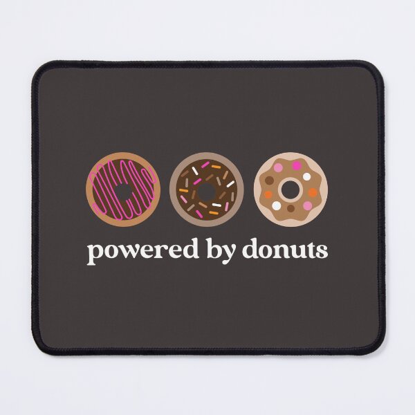 Item preview, Powered by Donuts - funny designed and sold by hardscuffle.