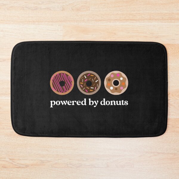 Item preview, Powered by Donuts - funny designed and sold by hardscuffle.