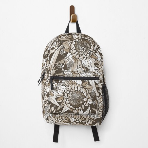 Item preview, Australian Waratah And Protea Pattern - Sepia designed and sold by Sketchbook Designs.