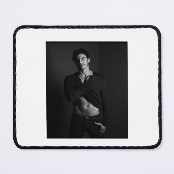Item preview, Funny Gifts For Pedro Pascal BandW Graphic  designed and sold by LarryDowell9652.