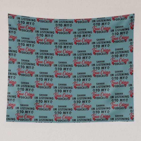 Item preview, SHHH im listening to my true crime Long Sleeve designed and sold by Kaliadesign.