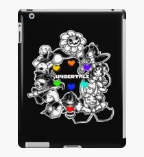 Everyone from Undertale (Flowey, Frisk, Sans, Papyrus, Toriel etc.) iPad Case/Skin