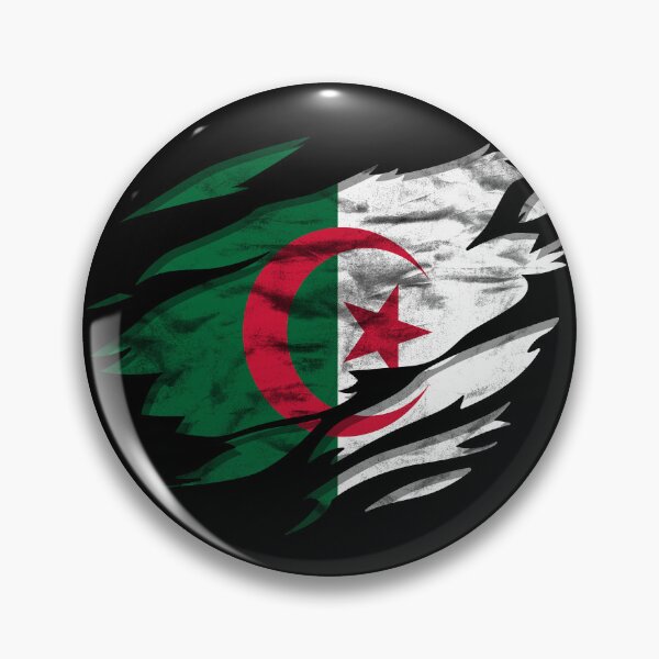 Item preview,  Ripped Rip Open Algeria Flag Palm designed and sold by rafaeltto.