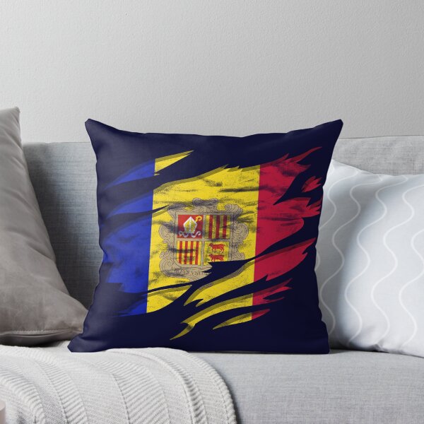 Item preview,  Ripped Rip Open Andorra Flag Palm designed and sold by rafaeltto.