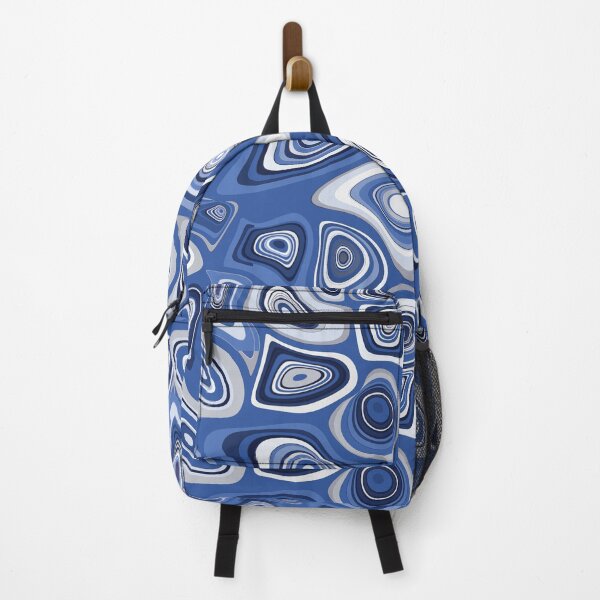 Item preview, Amoebas in Denim Blue designed and sold by Suziness Designs.