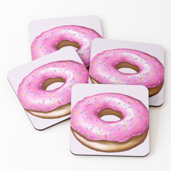 Item preview, Giant pink frosted doughnut designed and sold by PJKennan.