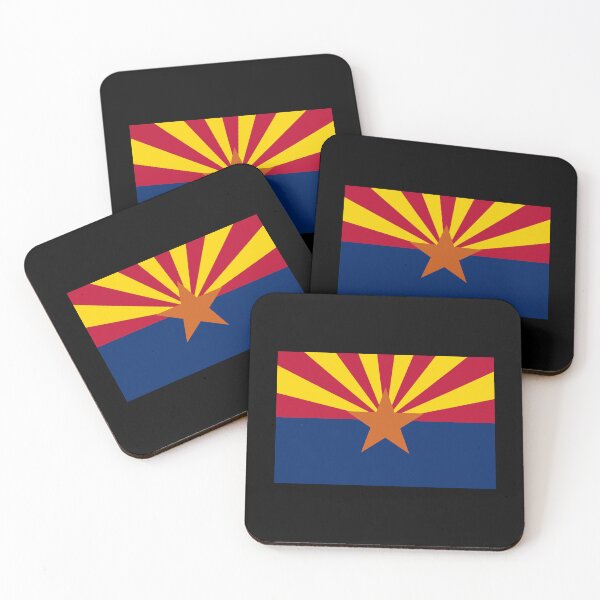 Item preview, Arizona Flag Sticker designed and sold by cleoangelalc.
