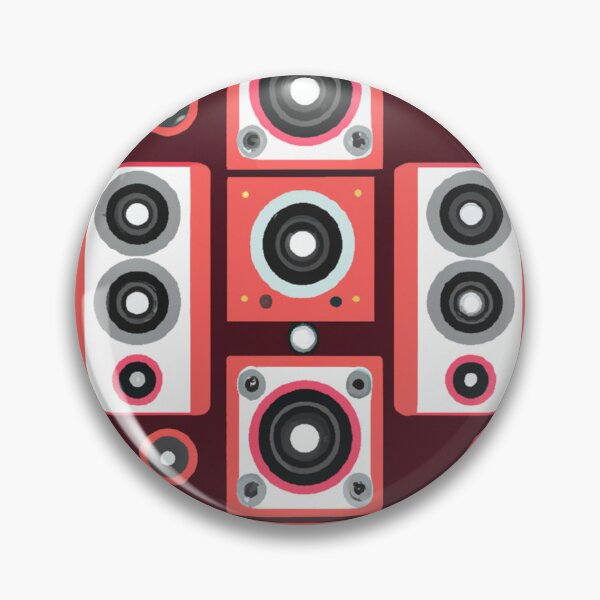 Item preview, Red Speakers Pattern designed and sold by Zestpond.