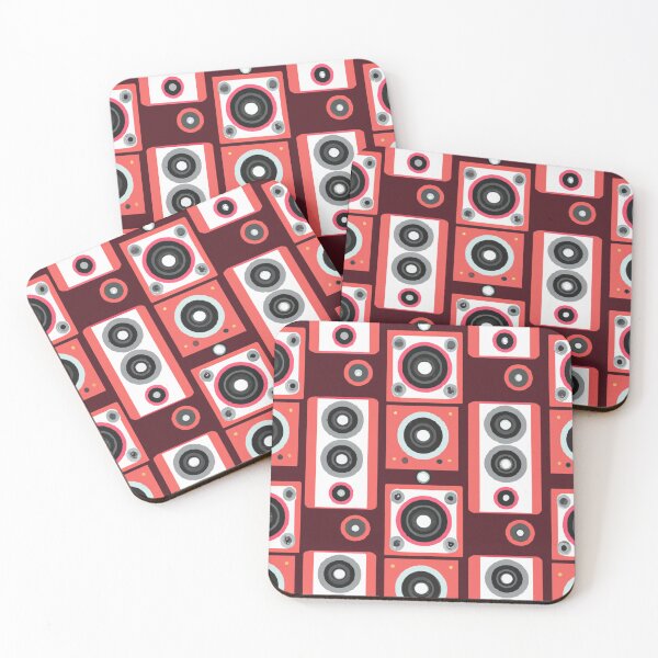 Item preview, Red Speakers Pattern designed and sold by Zestpond.
