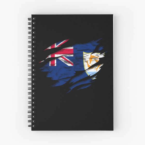 Item preview, Ripped Rip Open Anguilla Flag Palm designed and sold by rafaeltto.