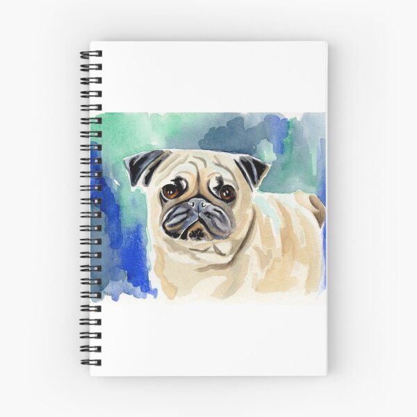 Item preview, Pug Watercolor designed and sold by ClarityArt.