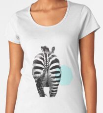 Zebra 01 Frauen Premium T-Shirts