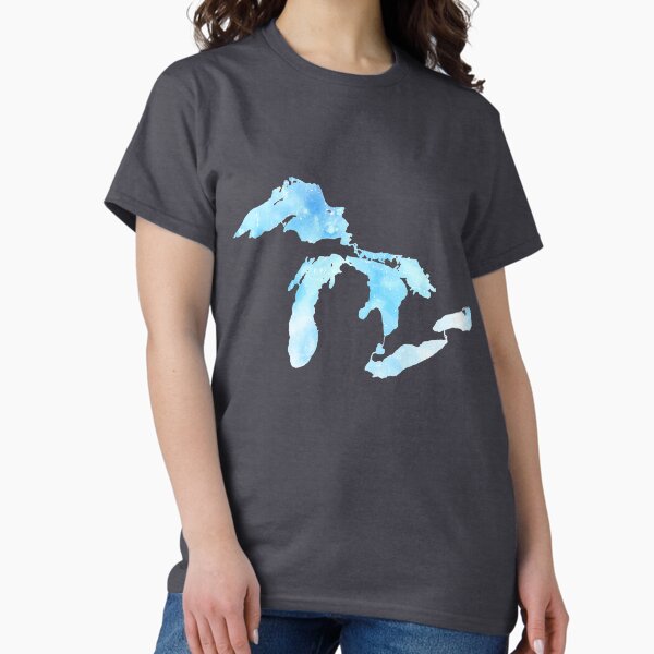 Vista previa del artículo con la obra «Acuarela de Great Lakes», diseñado y vendido por Phoenix23.