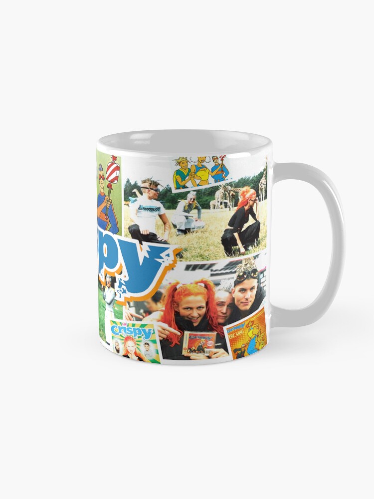 Alternate view of Crispy fan tiled mug design Coffee Mug