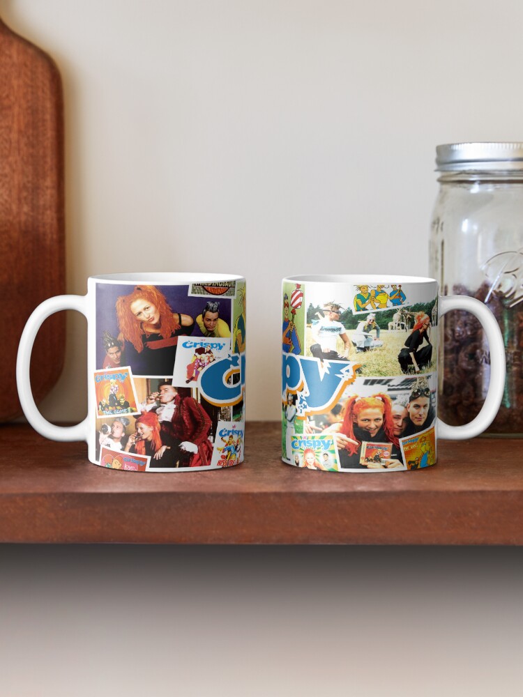 Alternate view of Crispy fan tiled mug design Coffee Mug