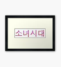 snsd Framed Print