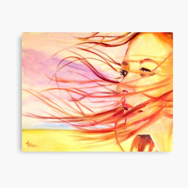 Tori in the Wind Canvas Print