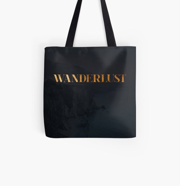 Wanderlust Allover-Print Tote Bag