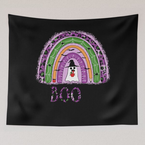 Item preview, fab boo lous teacher halloween ghost spooky pumpkin rainbow designed and sold by elizabethdawnn.