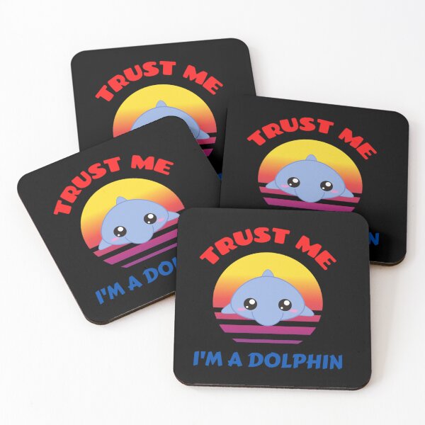 Item preview, Trust Me I'm A Dolphin Essential T-Shirt designed and sold by maude5ig.