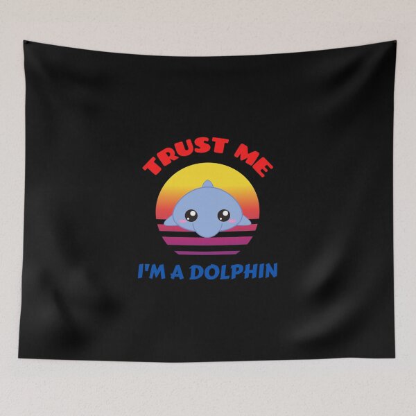 Item preview, Trust Me I'm A Dolphin Essential T-Shirt designed and sold by maude5ig.