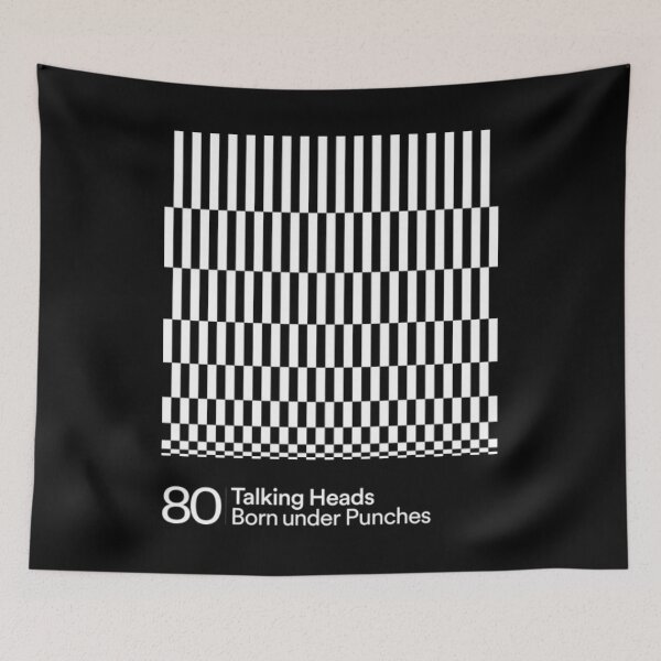 Item preview, Talking Heads Born under Punches Gift Fan designed and sold by HelenWilsonh.