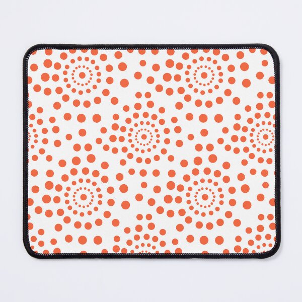Item preview, Orange and White polka dot pattern  designed and sold by Artistestella.