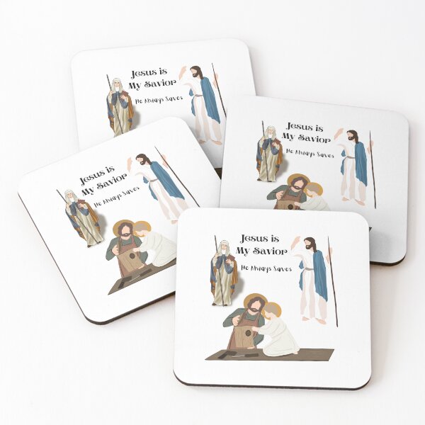 Item preview, Jesus is My Savior - He Always Saves designed and sold by Quirky Dez.