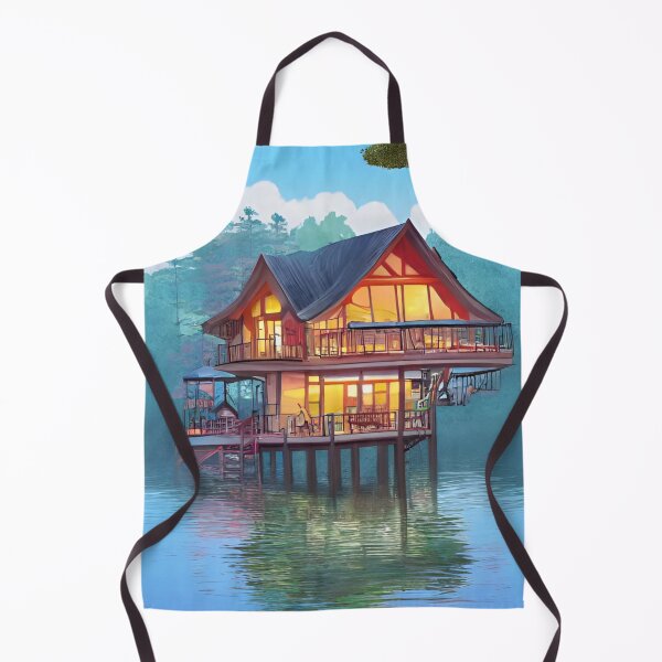 Item preview, Anime Lakehouse Background aestetic  designed and sold by Art-of-AI.