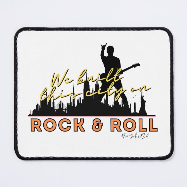 Item preview, We Built this City - New York, Yellow designed and sold by Mean-Musician.