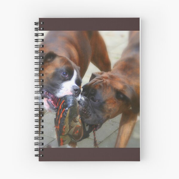 Item preview, Two Dogs & One Shoe -Boxer Dogs Series- designed and sold by Evita.