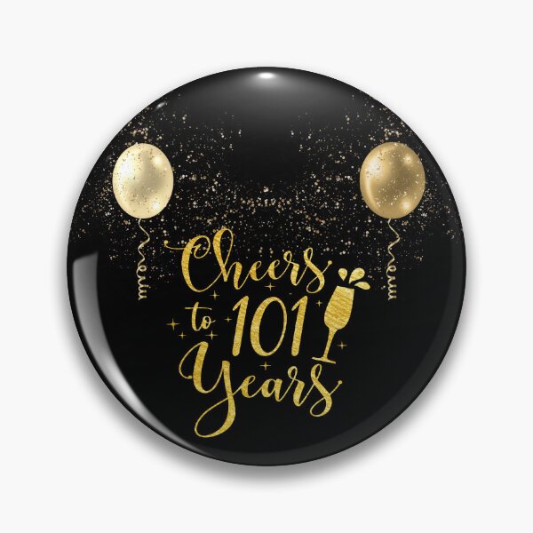 Item preview, Cheers to 101 Years | 101st Birthday Anniversary designed and sold by Karry-Pat.