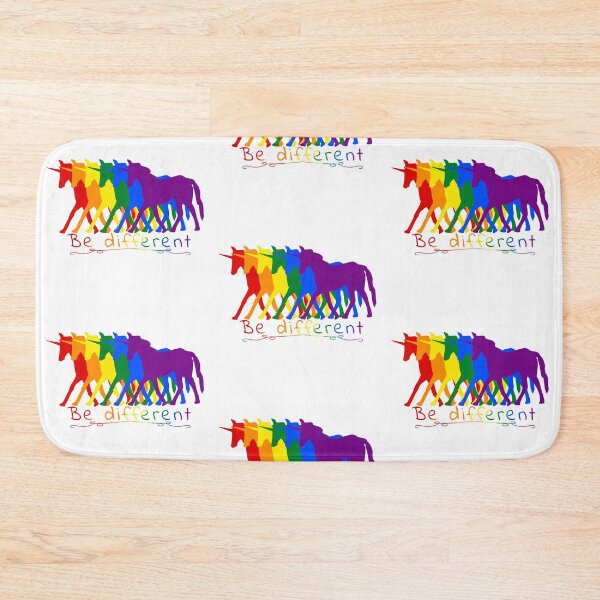 Artikelvorschau, "Sei anders" Regenbogen-Einhorn-Stolz entworfen und verkauft von Gswolfe.