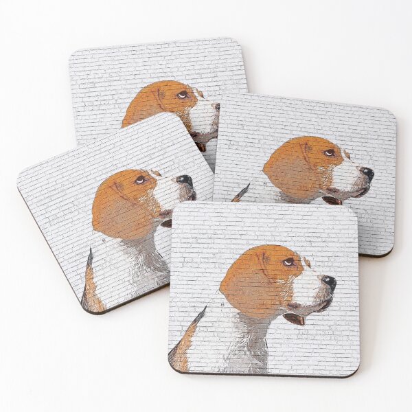Item preview, Smart Beagle Dog - Custom Pet Portrait Art Studio designed and sold by Custom Pet Portrait Art Studio.