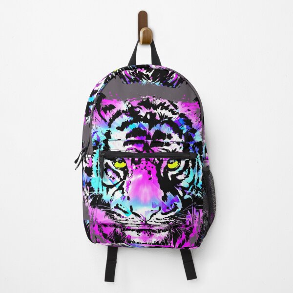 Item preview, Neon Pink Tiger Head T-Shirt - Tiger T-Shirt designed and sold by BigWildKiwi.