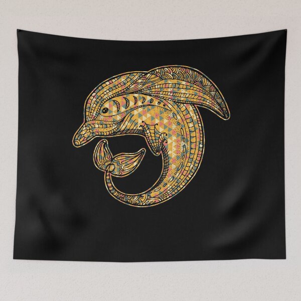 Item preview, Dolphin - Dolphin Fish Geometric designed and sold by UnknownArtistt.