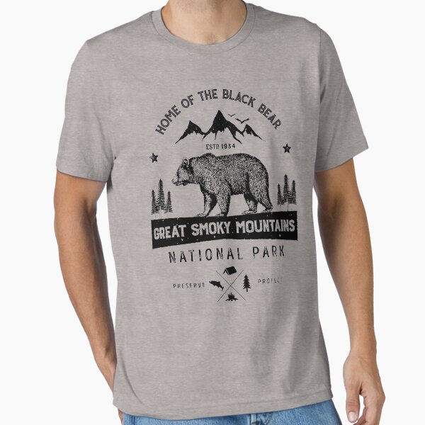 Item preview, Great Smoky Mountains National Park Bear T shirt Vintage designed and sold by LiqueGifts.