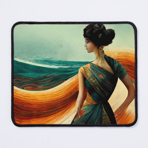 Item preview, Elegant woman Tanjore style designed and sold by AmazinfArt.