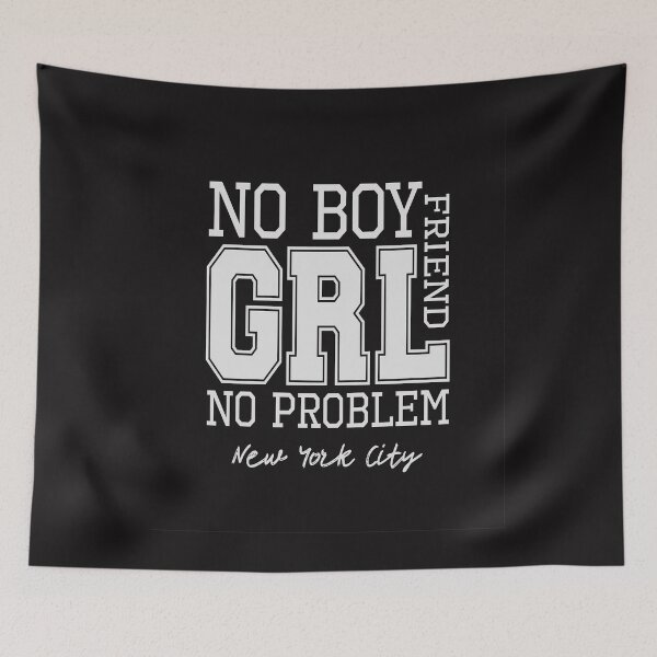 Item preview, No Boyfriend, No Problem. designed and sold by yourworldusa.