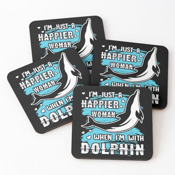 Item preview, Dolphin - Happy With Dolphin Fish designed and sold by UnknownArtistt.