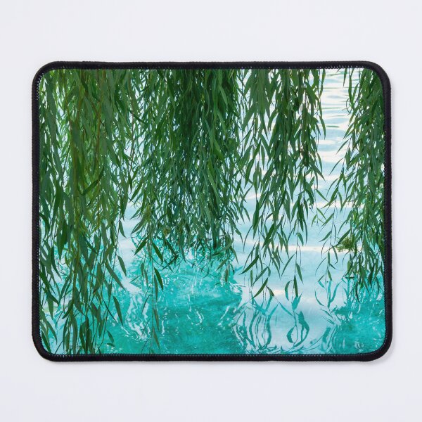 Item preview, Living Curtains - Weeping Willow Branches Create Fab Green Drapes designed and sold by Georgia Mizuleva.